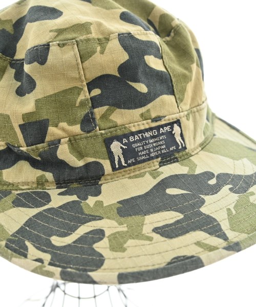 A BATHING APE（アベイシングエイプ）キャップ カーキ サイズ:- メンズ/2200712517102