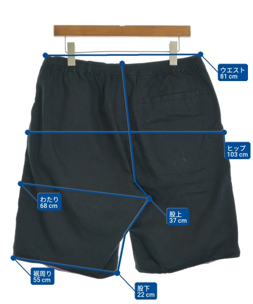 A BATHING APE（アベイシングエイプ）ショートパンツ 紺 サイズ:XL メンズ/2200717174072