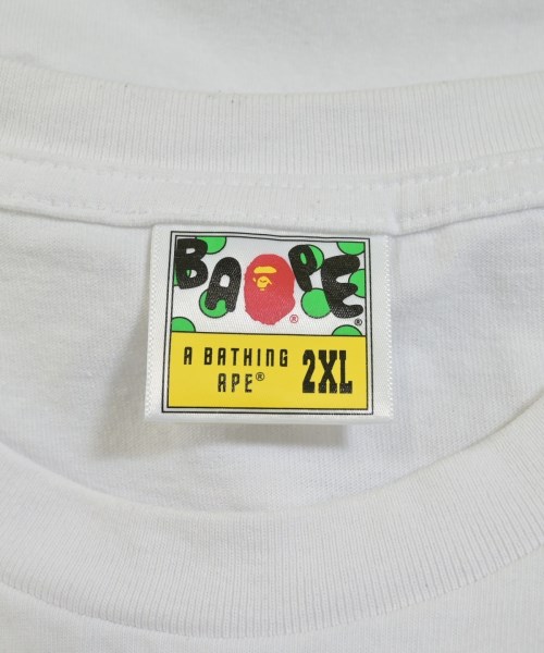 A BATHING APE（アベイシングエイプ）Tシャツ・カットソー 白 サイズ:2XL メンズ/2200645267020