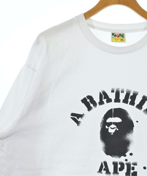 A BATHING APE（アベイシングエイプ）Tシャツ・カットソー 白 サイズ:2XL メンズ/2200645267020