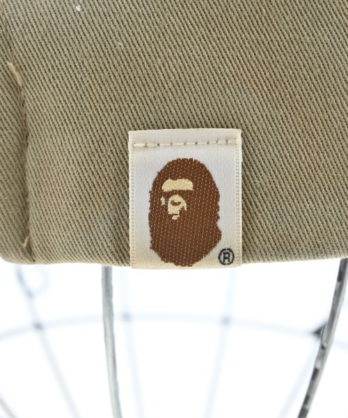 A BATHING APE（アベイシングエイプ）キャップ ベージュ サイズ:F メンズ/2200645513288