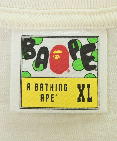 A BATHING APE（アベイシングエイプ）Tシャツ・カットソー 白 サイズ:XL メンズ/2200646337104