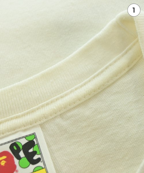 A BATHING APE（アベイシングエイプ）Tシャツ・カットソー 白 サイズ:XL メンズ/2200646337104