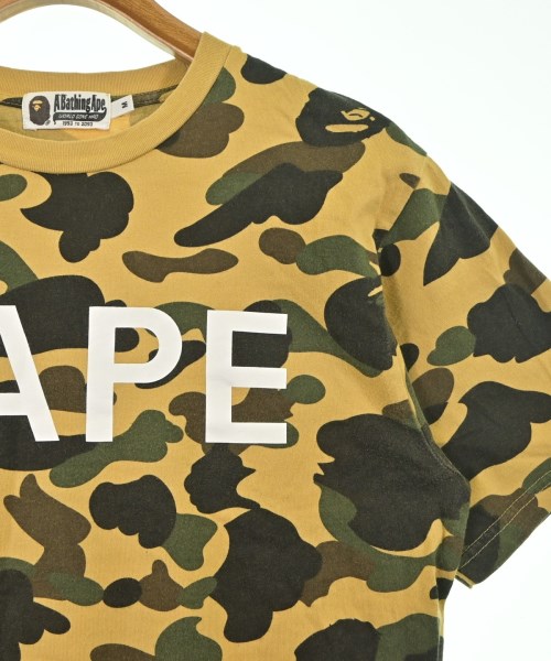 A BATHING APE（アベイシングエイプ）Tシャツ・カットソー 黄 サイズ:M メンズ/2200646938059
