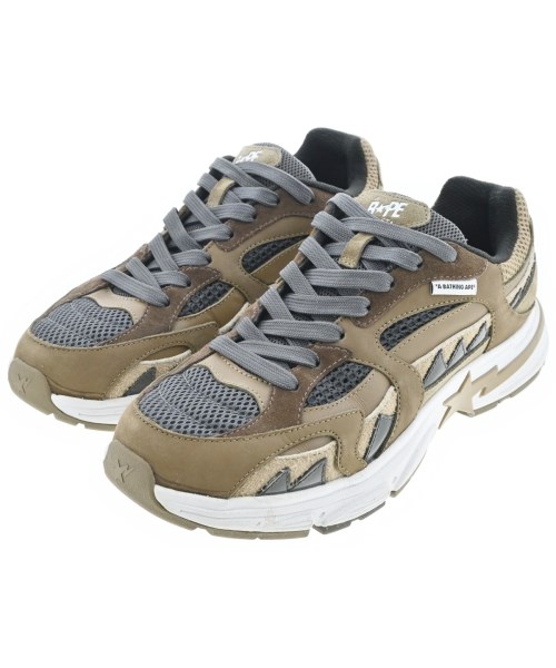 A BATHING APE(アベイシングエイプ)スニーカー 茶 サイズ:27cm/2200647147016