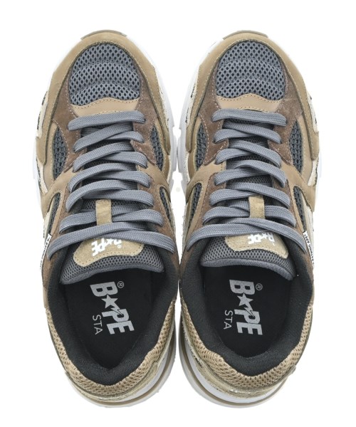 A BATHING APE（アベイシングエイプ）スニーカー 茶 サイズ:27cm メンズ/2200647147016