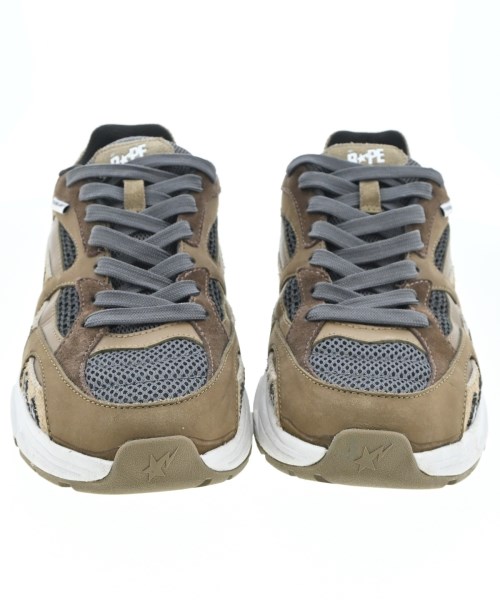 A BATHING APE（アベイシングエイプ）スニーカー 茶 サイズ:27cm メンズ/2200647147016