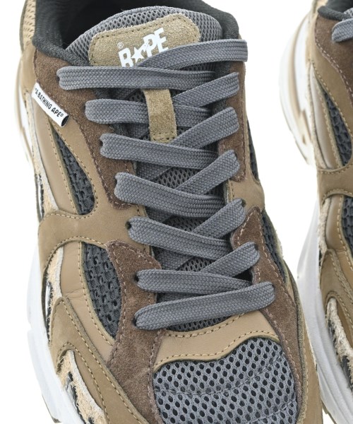 A BATHING APE（アベイシングエイプ）スニーカー 茶 サイズ:27cm メンズ/2200647147016