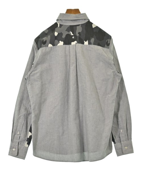 A BATHING APE（アベイシングエイプ）カジュアルシャツ グレー サイズ:L メンズ/2200649879489
