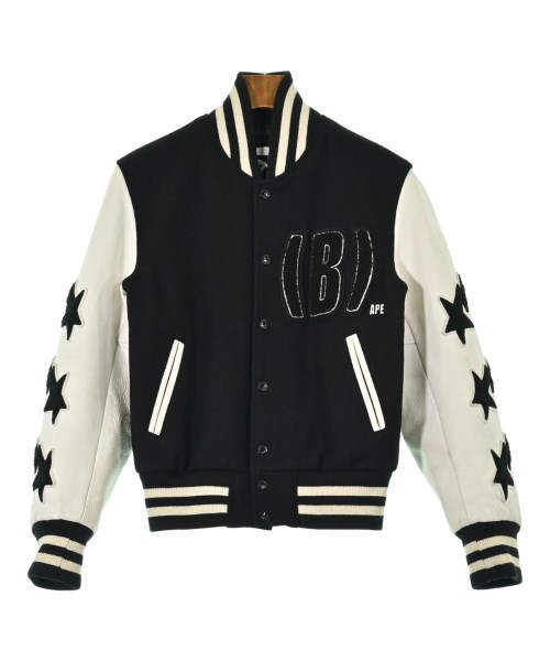 A BATHING APE(アベイシングエイプ)スタジャン 黒 サイズ:XS/2200650010017
