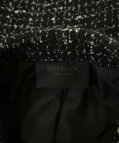 A BATHING APE（アベイシングエイプ）テーラードジャケット 黒 サイズ:S メンズ/2200647092026