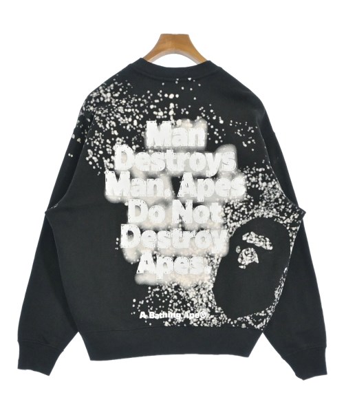 A BATHING APE（アベイシングエイプ）スウェット 黒 サイズ:S メンズ/2200647092132