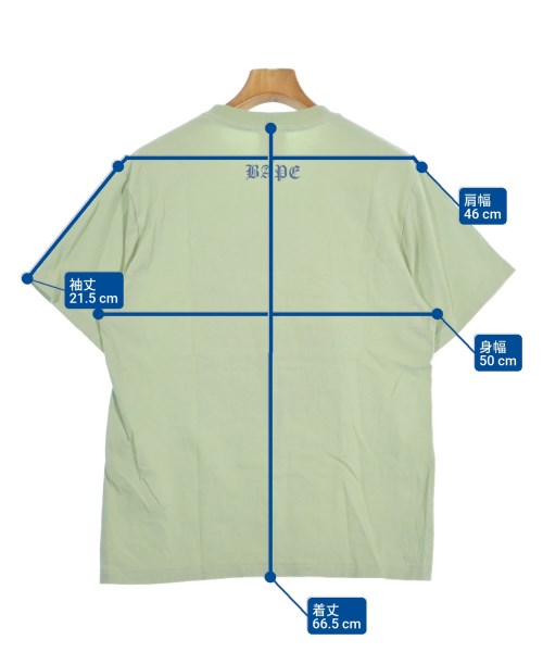 A BATHING APE（アベイシングエイプ）Tシャツ・カットソー 緑 サイズ:M メンズ/2200643652118