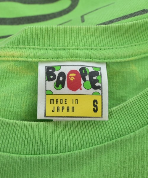 A BATHING APE（アベイシングエイプ）Tシャツ・カットソー 緑 サイズ:S メンズ/2200643652125