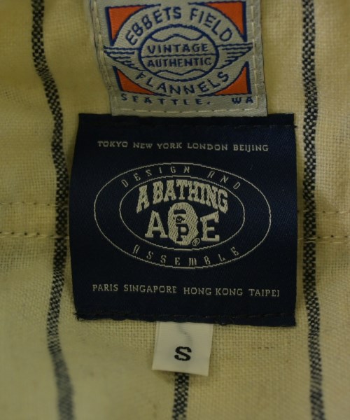 A BATHING APE（アベイシングエイプ）カジュアルシャツ ベージュ サイズ:S メンズ/2200643652255