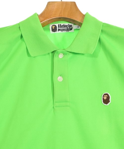 A BATHING APE（アベイシングエイプ）ポロシャツ 緑 サイズ:S メンズ/2200643652545