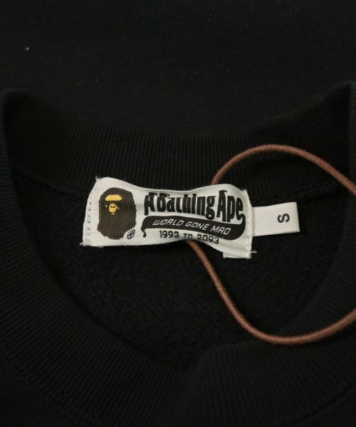 A BATHING APE（アベイシングエイプ）スウェット 黒 サイズ:S メンズ/2200652877120
