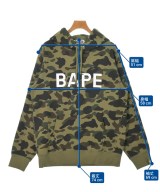 A BATHING APE（アベイシングエイプ）パーカー カーキ サイズ:XL メンズ/2200653388014