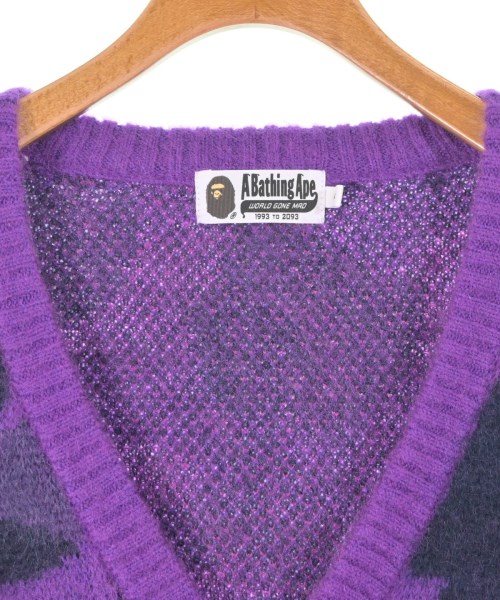 A BATHING APE（アベイシングエイプ）ニット・セーター 紫 サイズ:L メンズ/2200653388052
