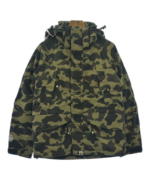 A BATHING APE(アベイシングエイプ)ダウンジャケット/ダウンベスト カーキ サイズ:S/2200653913018