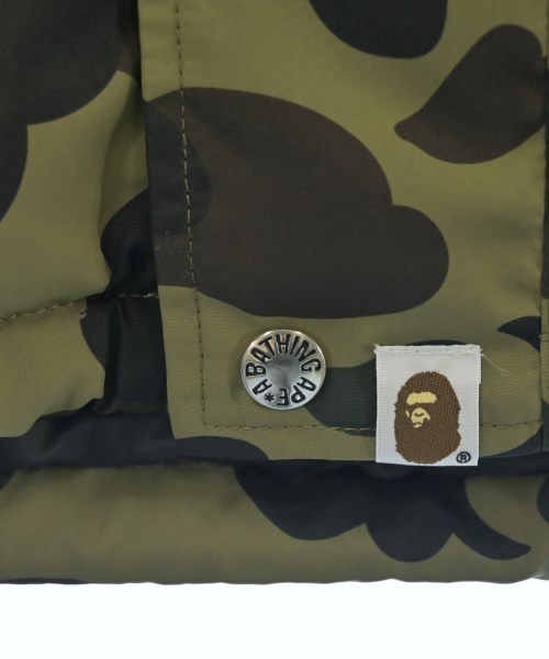 A BATHING APE（アベイシングエイプ）ダウンジャケット/ダウンベスト カーキ サイズ:S メンズ/2200653913018