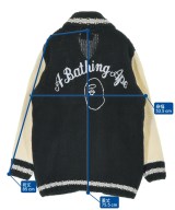 A BATHING APE（アベイシングエイプ）カーディガン 黒 サイズ:XL メンズ/2200653913049