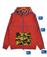 A BATHING APE（アベイシングエイプ）パーカー 赤 サイズ:L メンズ/2200653913063