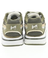 A BATHING APE（アベイシングエイプ）スニーカー カーキ サイズ:27cm メンズ/2200653913131