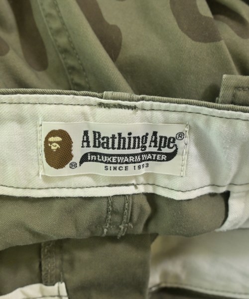 A BATHING APE（アベイシングエイプ）カーゴパンツ カーキ サイズ:L メンズ/2200703541116