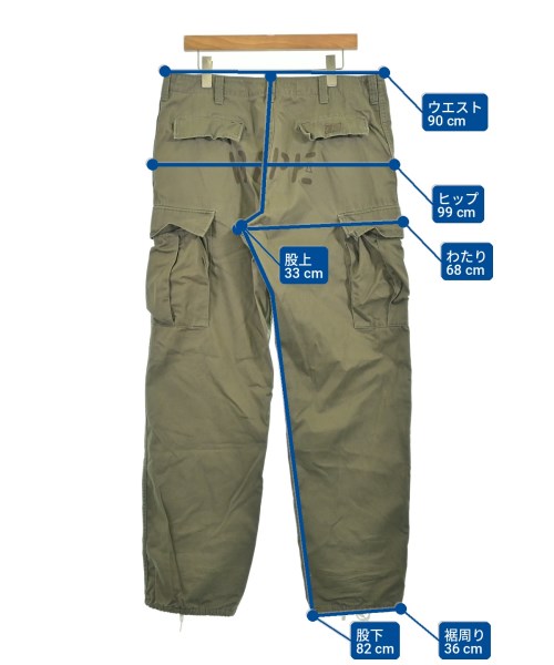 A BATHING APE（アベイシングエイプ）カーゴパンツ カーキ サイズ:L メンズ/2200703541116