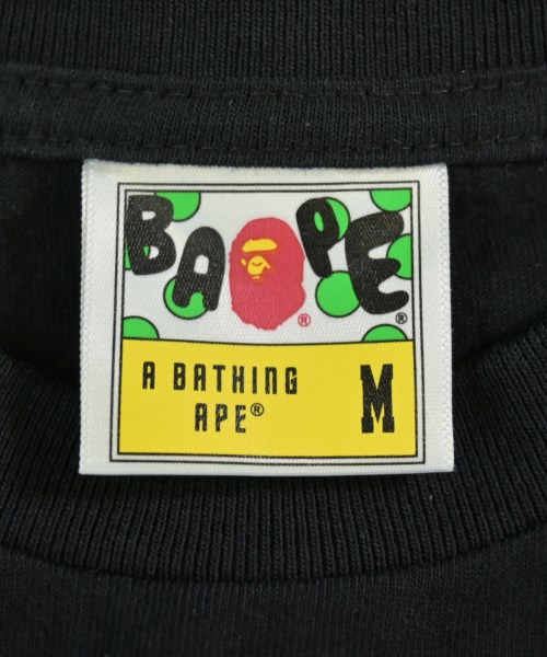 A BATHING APE（アベイシングエイプ）Tシャツ・カットソー 黒 サイズ:M メンズ/2200703784056
