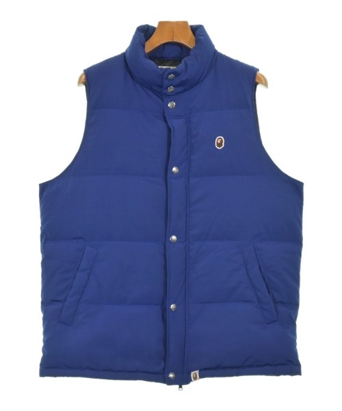 A BATHING APE（アベイシングエイプ）ダウンジャケット/ダウンベスト 青 サイズ:XL メンズ/2200703788016