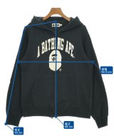 A BATHING APE（アベイシングエイプ）パーカー 黒 サイズ:XL メンズ/2200703788030