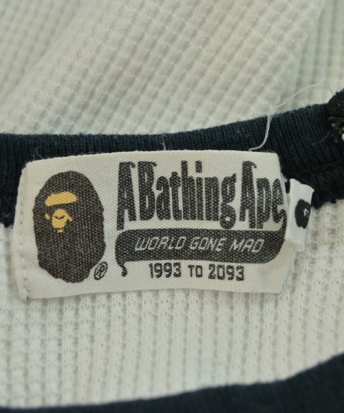 A BATHING APE（アベイシングエイプ）Tシャツ・カットソー 白 サイズ:XL メンズ/2200703788054