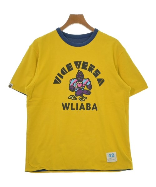 A BATHING APE（アベイシングエイプ）Tシャツ・カットソー 黄 サイズ:L メンズ/2200703788061
