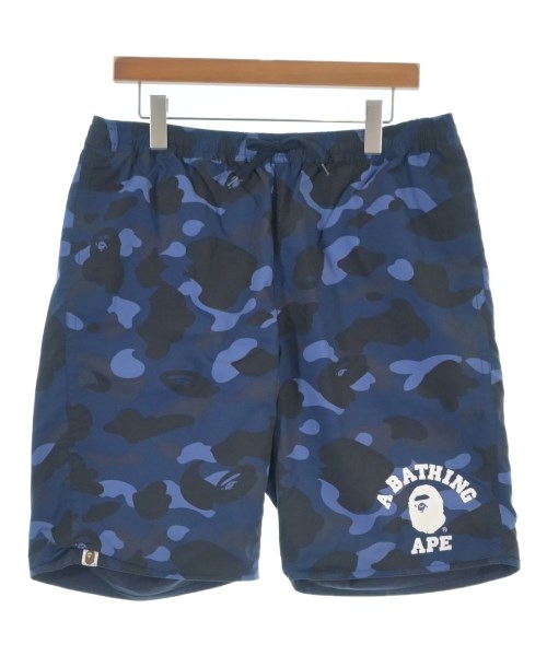 A BATHING APE（アベイシングエイプ）ショートパンツ 紺 サイズ:XL メンズ/2200703788122