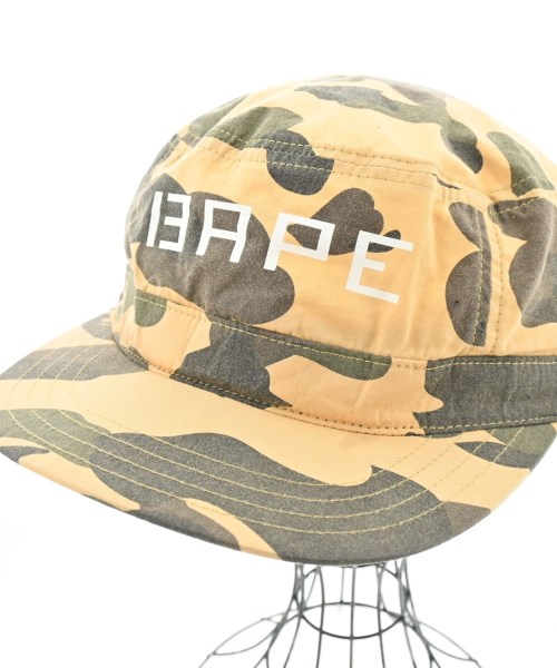 A BATHING APE（アベイシングエイプ）キャップ ベージュ サイズ:- メンズ/2200703788191