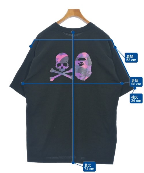 A BATHING APE（アベイシングエイプ）Tシャツ・カットソー 黒 サイズ:L メンズ/2200704144132