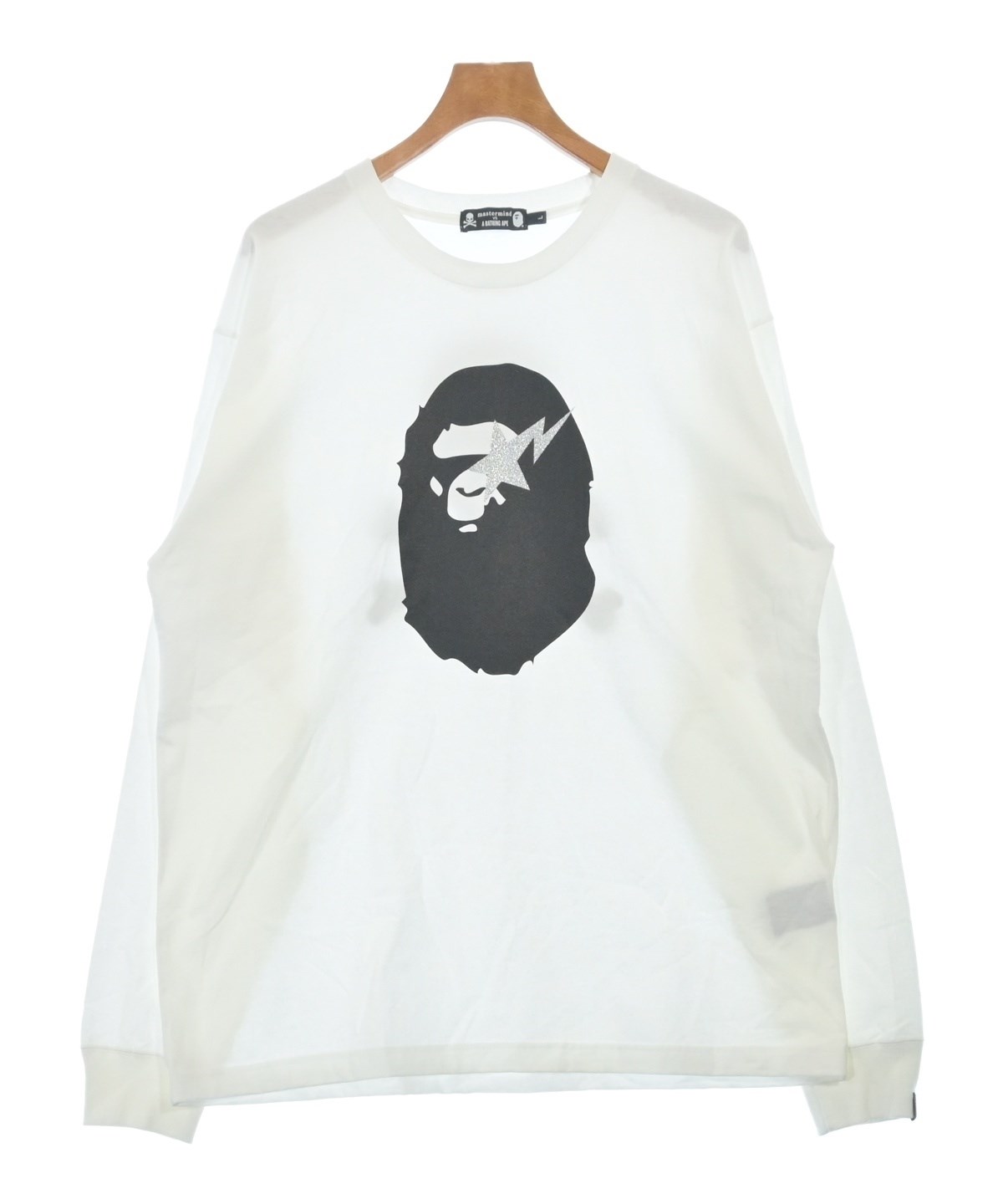 A BATHING APE（アベイシングエイプ）Tシャツ・カットソー 白 サイズ:L