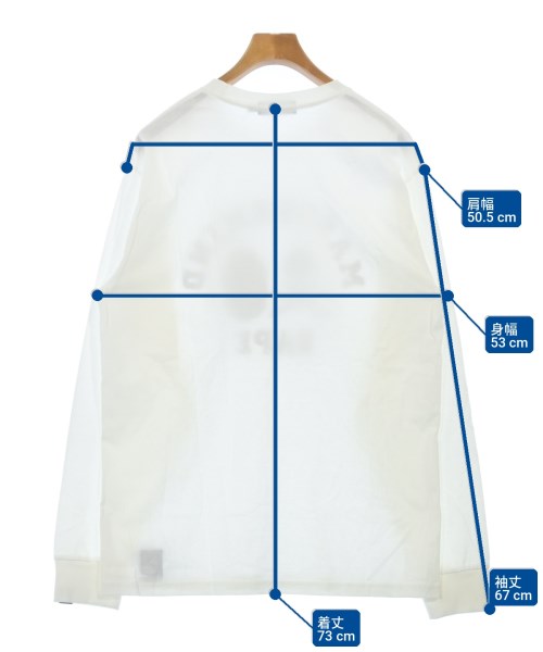 A BATHING APE（アベイシングエイプ）Tシャツ・カットソー 白 サイズ:L メンズ/2200704144156