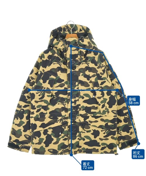 A BATHING APE（アベイシングエイプ）マウンテンパーカー ベージュ サイズ:L メンズ/2200704144163