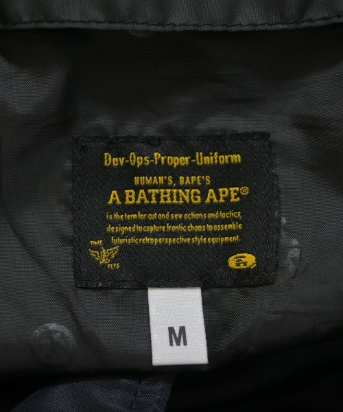 A BATHING APE（アベイシングエイプ）ミリタリーブルゾン 黒 サイズ:M メンズ/2200704561038