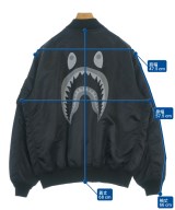 A BATHING APE（アベイシングエイプ）ミリタリーブルゾン 黒 サイズ:M メンズ/2200704561038