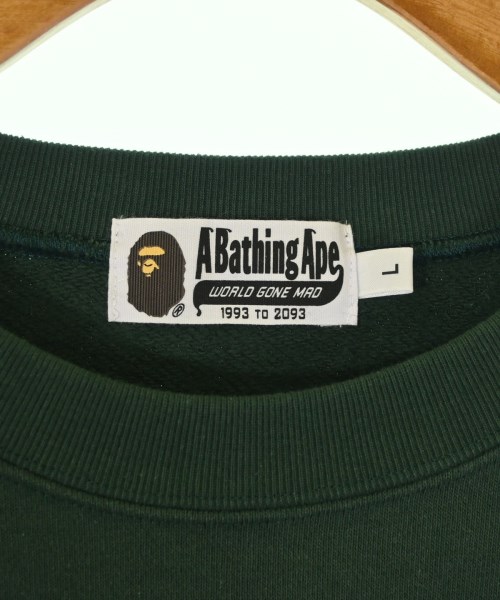 A BATHING APE（アベイシングエイプ）スウェット 緑 サイズ:L メンズ/2200705651059