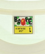 A BATHING APE（アベイシングエイプ）Tシャツ・カットソー 白 サイズ:L メンズ/2200705651066