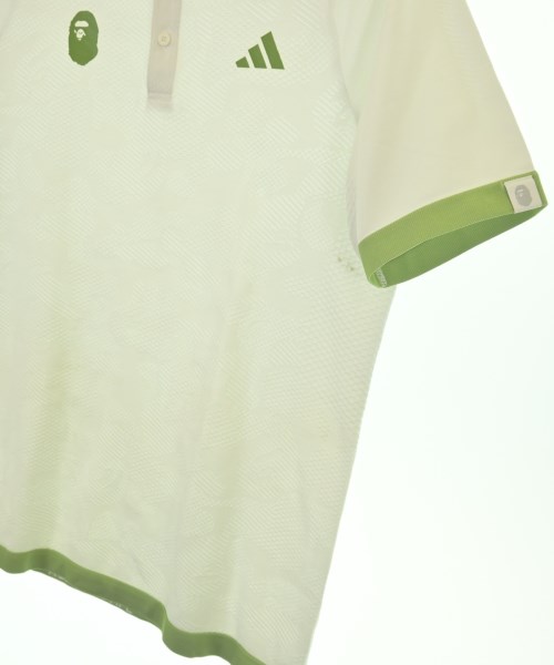 A BATHING APE（アベイシングエイプ）ポロシャツ 白 サイズ:S メンズ/2200707252056
