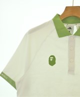 A BATHING APE（アベイシングエイプ）ポロシャツ 白 サイズ:S メンズ/2200707252056