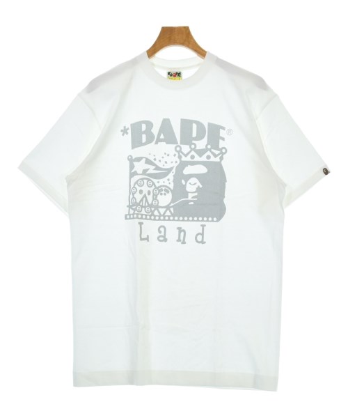 A BATHING APE（アベイシングエイプ）Tシャツ・カットソー 白 サイズ:L