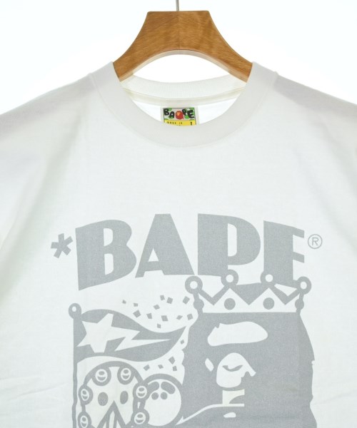 A BATHING APE（アベイシングエイプ）Tシャツ・カットソー 白 サイズ:L メンズ/2200707424019