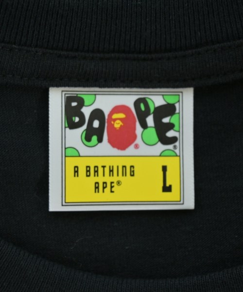 A BATHING APE（アベイシングエイプ）Tシャツ・カットソー 黒 サイズ:L メンズ/2200707732053